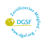 Charlotte Klaster Siegel DGSF Zertifiziertes Mitglied